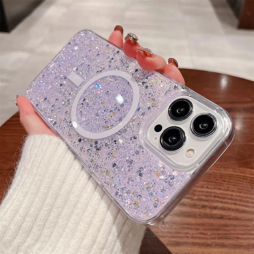 Sparkling Sequins | MagSafe Phone Case - PadaSnap