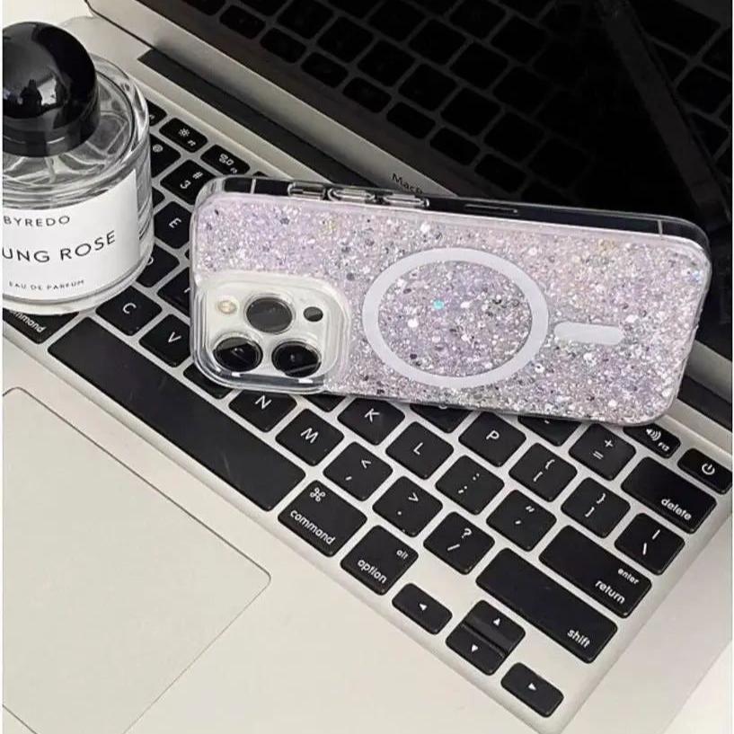 Sparkling Sequins | MagSafe Phone Case - PadaSnap