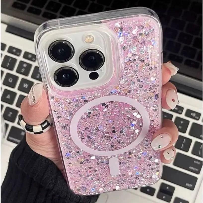 Sparkling Sequins | MagSafe Phone Case - PadaSnap