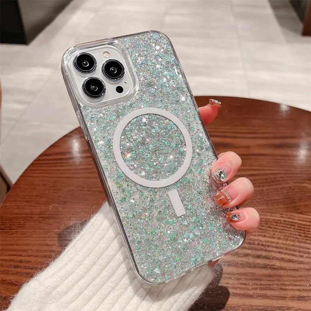 Sparkling Sequins | MagSafe Phone Case - PadaSnap