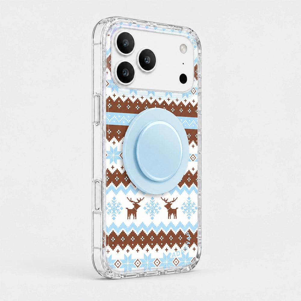 Cocoa Reindeer MagSafe Phone Case Grip Set