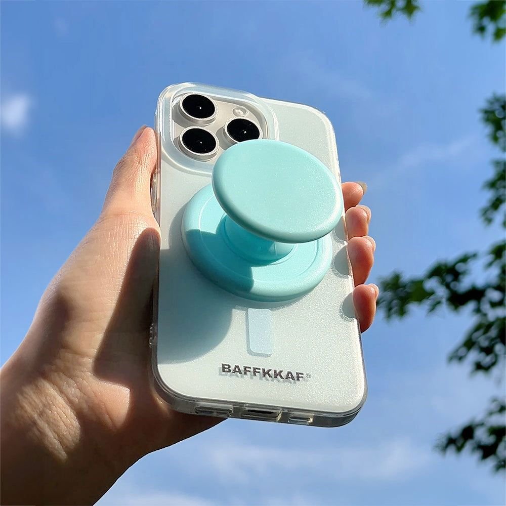 Sweet Stroll | Green MagSafe Phone Case With Grip - PadaSnap