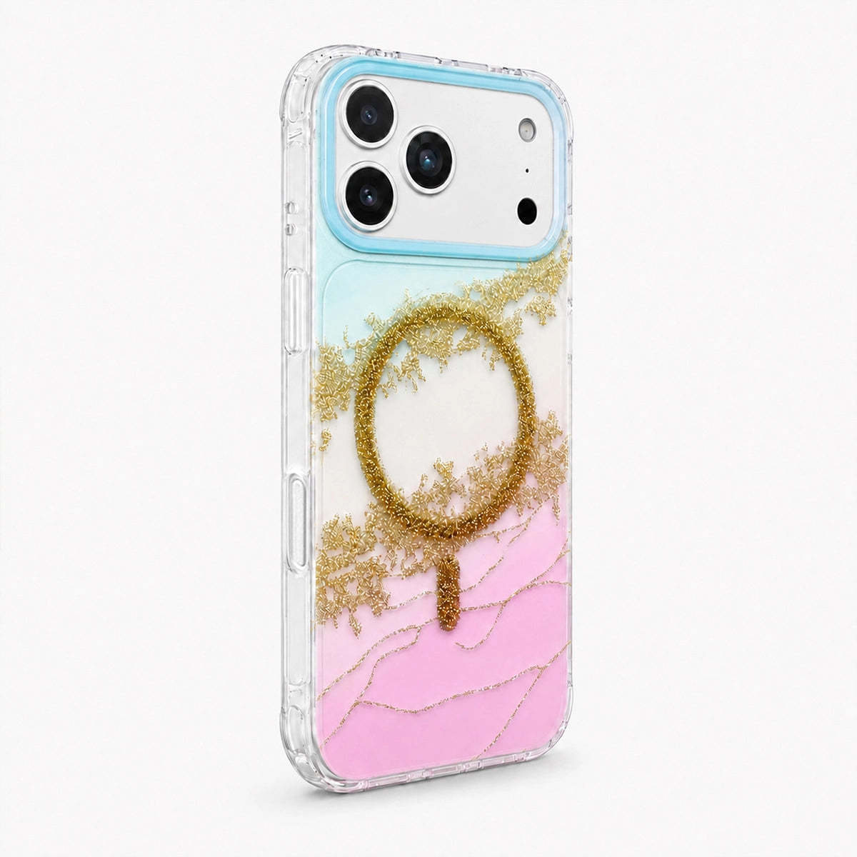 Gilded Gradient Clear MagSafe Phone Case