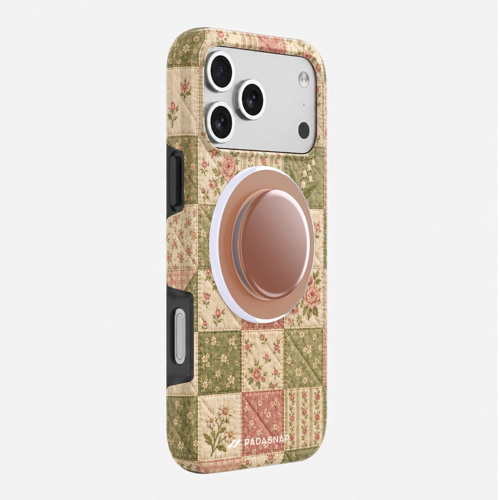 Vintage Floral MagSafe Phone Case Grip Set