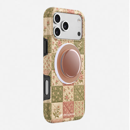 Vintage Floral MagSafe Phone Case Grip Set