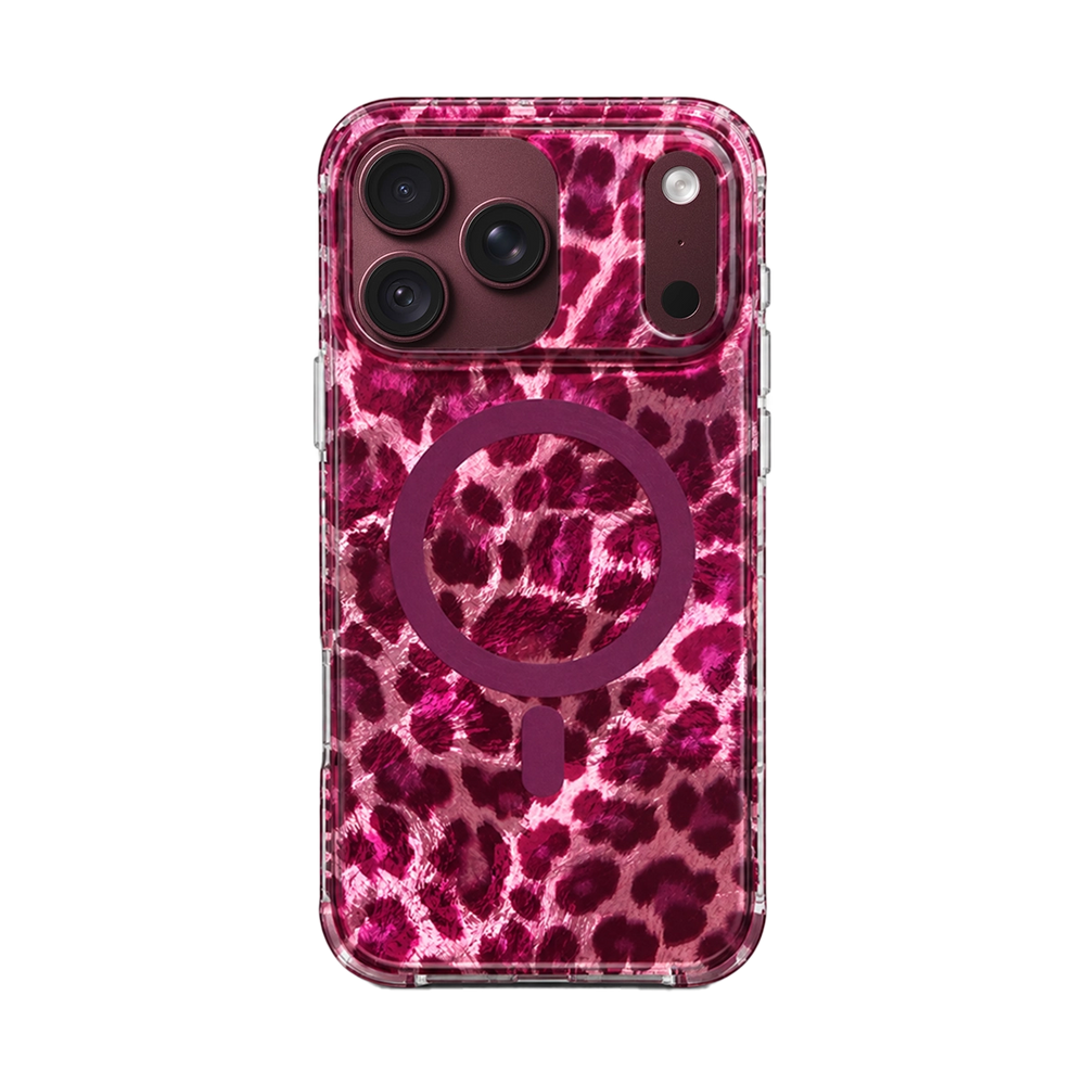 Wild Berry Leopard MagSafe Phone Case