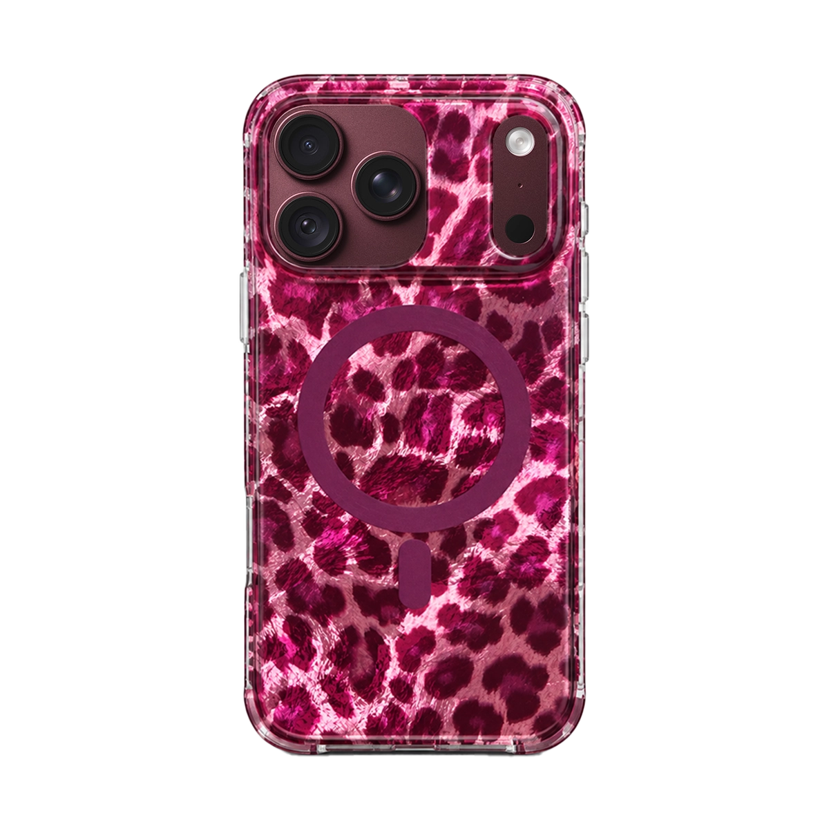 Wild Berry Leopard MagSafe Phone Case