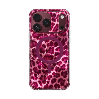 Wild Berry Leopard MagSafe Phone Case