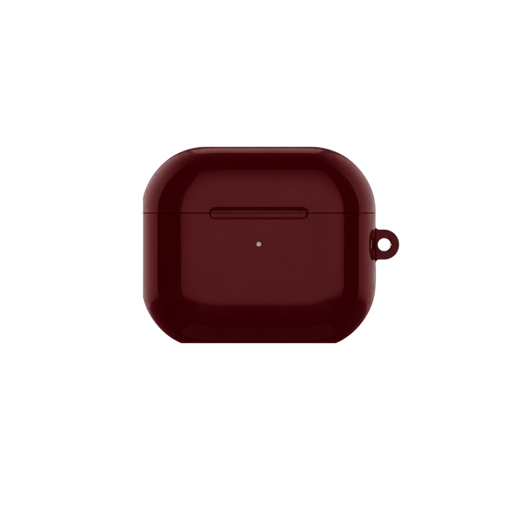 Burgundy AirPods Case