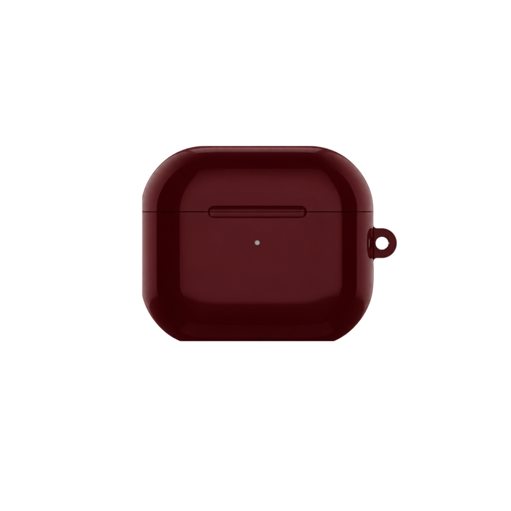 Burgundy AirPods Case