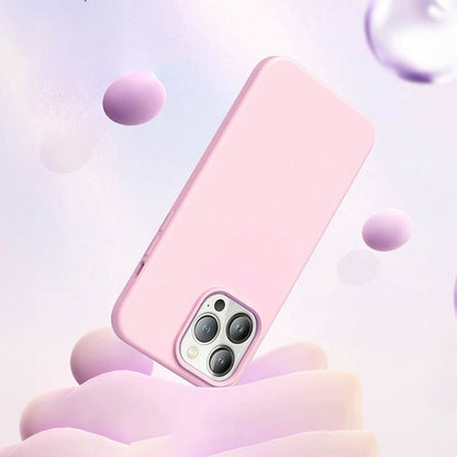 Velvet Touch | Lavender Soft Silicone MagSafe Phone Case With Grip - PadaSnap