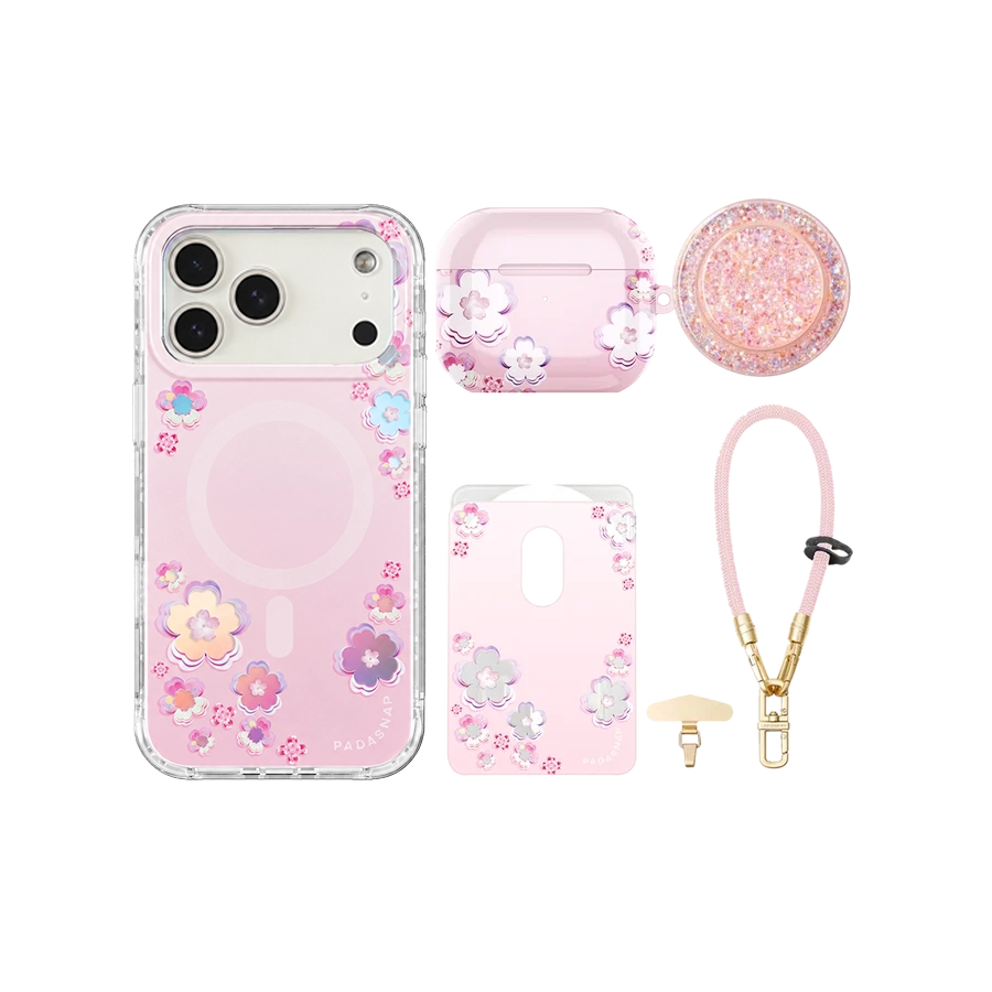 Holo-Sakura MagSafe Phone Case Bundle Set